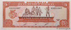 5 Gourdes HAÏTI 1989 P.255a NEUF