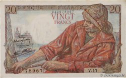 20 Francs PÊCHEUR FRANCE 1942 F.13.02