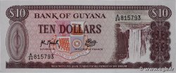 10 Dollars GUYANA 1992 P.23f NEUF