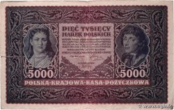 5000 Marek POLOGNE 1920 P.031 TB+