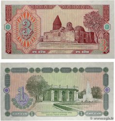 1 Sum Lot OUZBEKISTAN 1994 P.73a et P.74a pr.NEUF