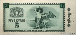 5 Kyats BIRMANIE 1965 P.53 pr.SPL