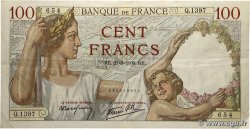 100 Francs SULLY FRANCE 1939 F.26.07