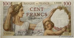100 Francs SULLY FRANCE 1941 F.26.56
