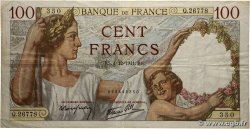 100 Francs SULLY FRANCE 1941 F.26.62