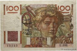 100 Francs JEUNE PAYSAN FRANCE 1953 F.28.36