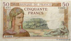 50 Francs CÉRÈS FRANCE 1935 F.17.14