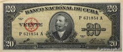 20 Pesos CUBA 1960 P.080c VF+