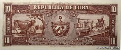 10 Pesos CUBA 1960 P.088c q.FDC
