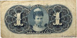 1 Peso CUBA 1896 P.047a TB