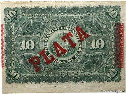 10 Pesos CUBA 1896 P.049d BB