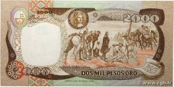 2000 Pesos Oro COLOMBIE 1985 P.430c NEUF