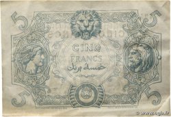 5 Francs ALGÉRIE 1921 P.071b TTB+