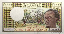 5000 Francs DJIBOUTI 1991 P.38d