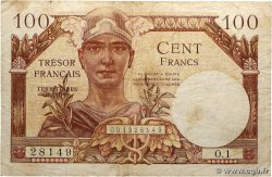 100 Francs TRÉSOR FRANÇAIS FRANCE 1947 VF.32.01