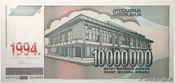 10000000 Dinara YOUGOSLAVIE 1994 P.144a SUP+
