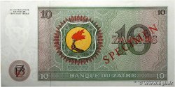10 Zaïres Spécimen ZAÏRE 1979 P.24s pr.NEUF
