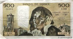 500 Francs PASCAL FRANCE 1985 F.71.32 TB+