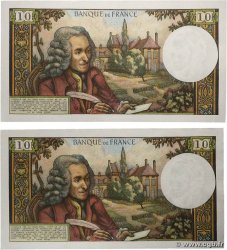 10 Francs VOLTAIRE Lot FRANCE 1969 F.62.38 SPL+