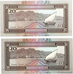 20 Rials Lot YEMEN REPUBLIC 1995 P.25 UNC-