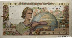 10000 Francs GÉNIE FRANÇAIS FRANCE 1956 F.50.78 TB