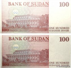 100 Dinars Lot SUDAN 1994 P.56a AU+