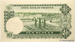 10 Rupees PAKISTAN 1972 P.21b AU