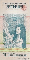 10 Rupees SEYCHELLES 1983 P.28a AU