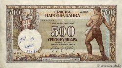 500 Dinara SERBIEN 1942 P.31
