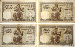50 Dinara Lot SERBIEN 1941 P.26 SGE
