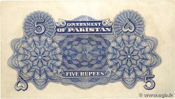 5 Rupees PAKISTAN 1948 P.05 q.SPL
