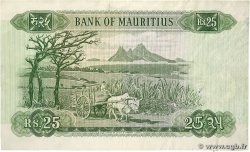 25 Rupees ISOLE MAURIZIE 1967 P.32b MB