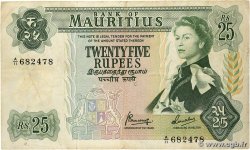 25 Rupees MAURITIUS 1967 P.32b