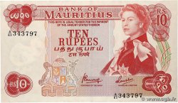 10 Rupees MAURITIUS 1967 P.31c