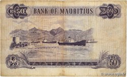 50 Rupees Remplacement MAURITIUS 1967 P.33cr RC+