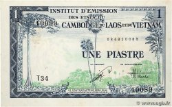 1 Piastre - 1 Dong FRANZÖSISCHE-INDOCHINA 1954 P.105
