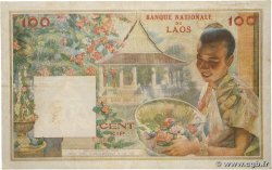 100 Kip LAOS 1957 P.06a BB