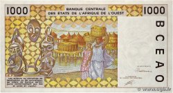1000 Francs ESTADOS DEL OESTE AFRICANO 1991 P.411Da MBC+