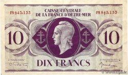 10 Francs Marianne CCFOM AFRIQUE ÉQUATORIALE FRANÇAISE 1944 A.125b SS