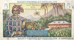 5 Francs Bougainville SAINT PIERRE E MIQUELON 1946 P.22 q.BB
