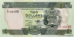 2 Dollars ÎLES SALOMON 1997 P.18 NEUF