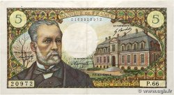 5 Francs PASTEUR FRANCE 1967 F.61.06 pr.SUP