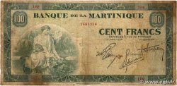 100 Francs MARTINIQUE 1945 P.19a SGE