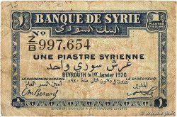 1 Piastre SIRIA 1920 P.006 BC