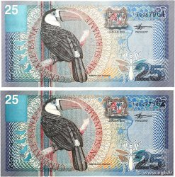 25 Gulden Lot SURINAM 2000 P.148 fVZ