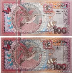 100 Gulden Lot SURINAME 2000 P.149 q.SPL