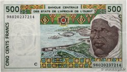 500 Francs WEST AFRICAN STATES 1998 P.310CI VF+