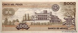 5000 Pesos MEXICO 1987 P.088b EBC+