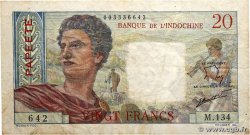 20 Francs TAHITI 1963 P.21c S