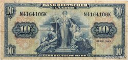 10 Deutsche Mark GERMAN FEDERAL REPUBLIC 1949 P.16a S